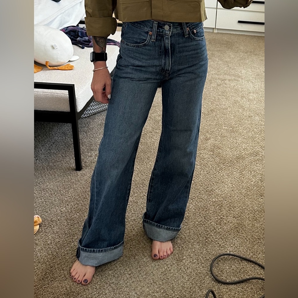 RIBCAGE WIDE LEG WOMEN'S JEANS